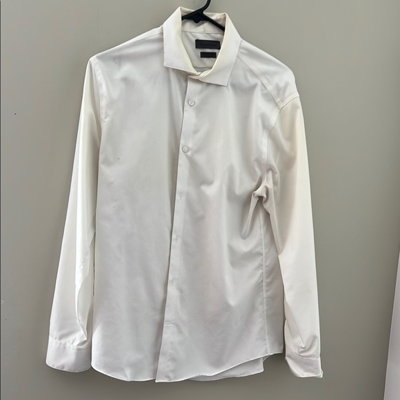 Calvin Klein White Dress Shirt Modern Fit - Picture 1 of 4